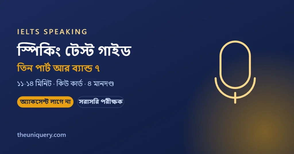 IELTS Speaking গাইড