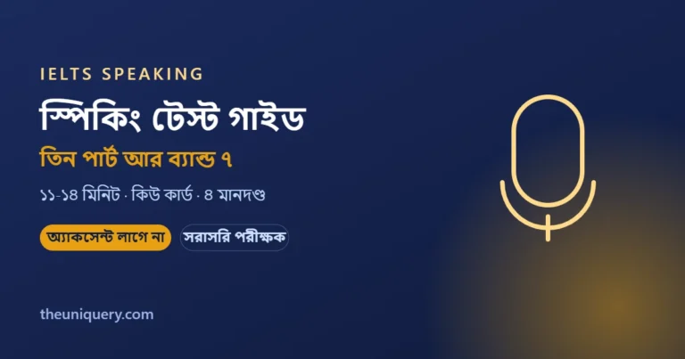 IELTS Speaking গাইড